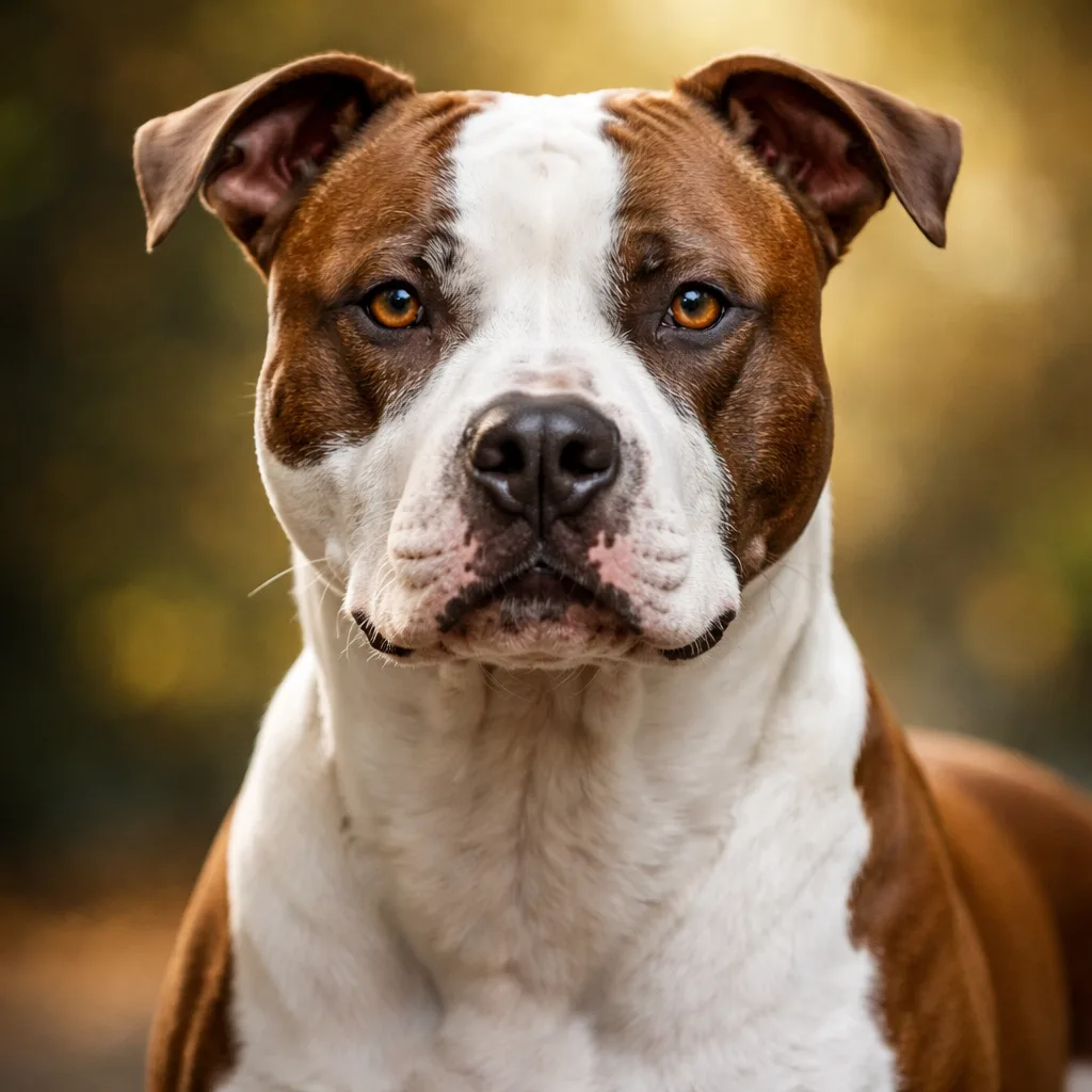 American Pit Bull Terrier ritratto di razza