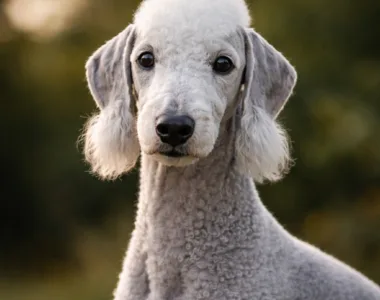 Bedlington Terrier ritratto di razza
