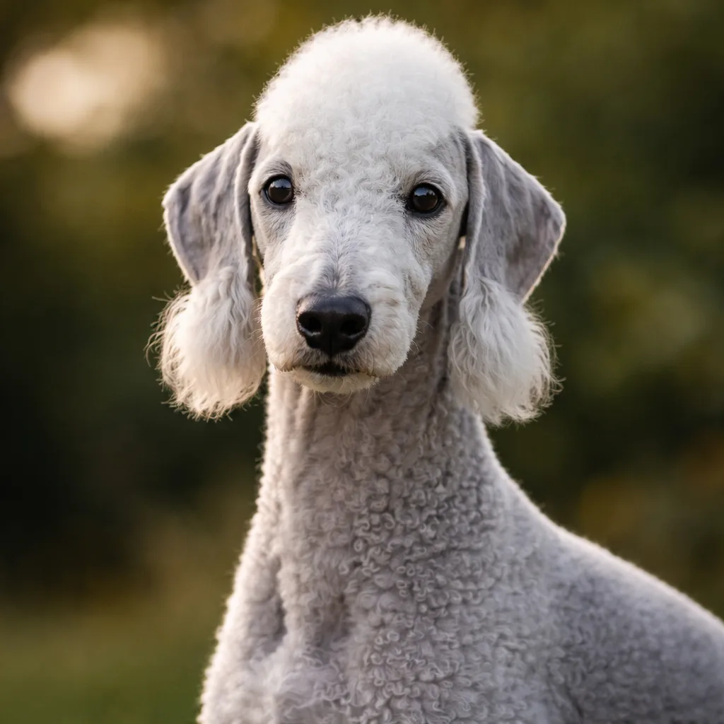 Bedlington Terrier ritratto di razza