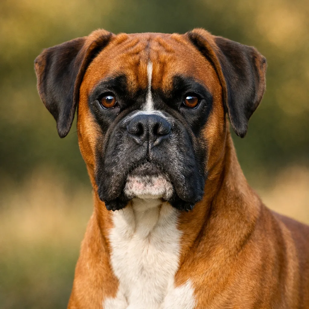 Boxer ritratto di razza