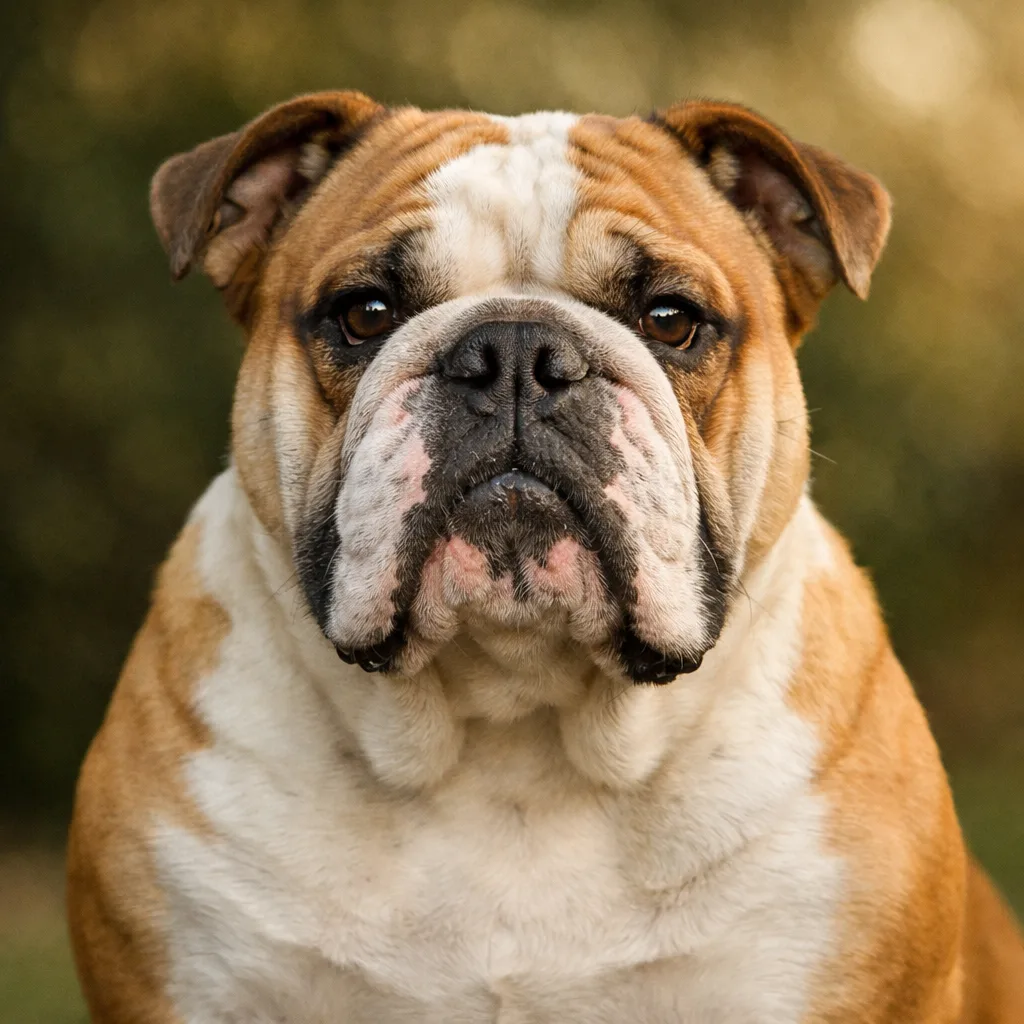 Bulldog Inglese ritratto di razza
