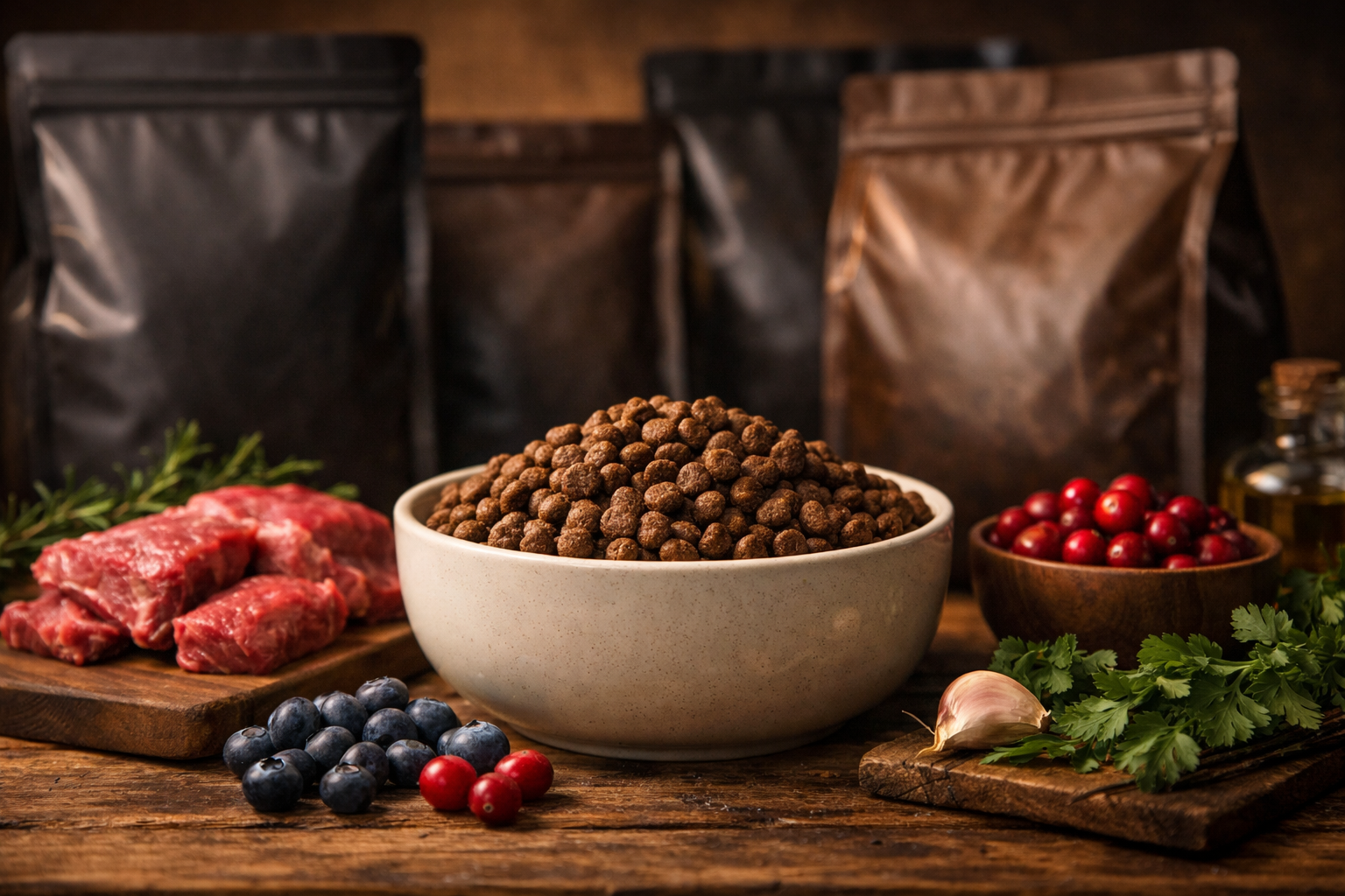 Crocchette premium per cani e gatti con ingredienti naturali freschi - Selezione AlanDog