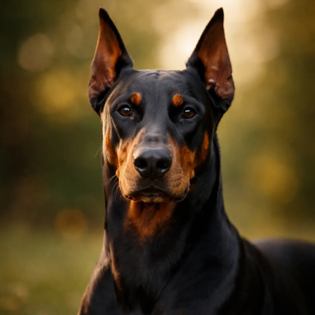 Dobermann ritratto di razza