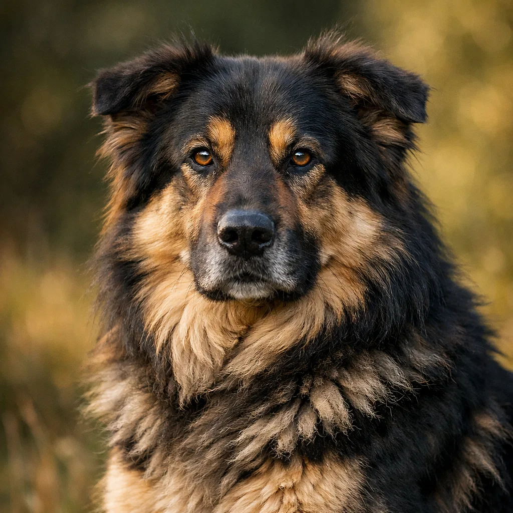 Pastore Galego o Galician Shepherd Dog ritratto di razza