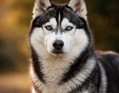 Siberian Husky ritratto di razza