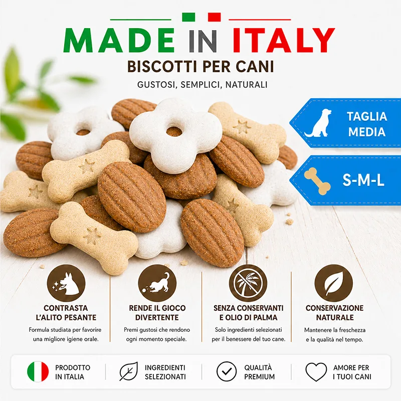 Biscotti Cocco Vaniglia e Liquirizia Adult All Breed Cane Sfusi