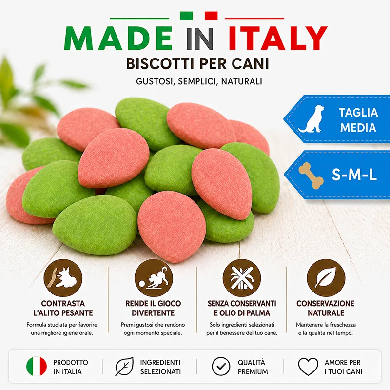 Biscotti Mela e Frutti di Bosco Adult All Breed Cane Sfusi
