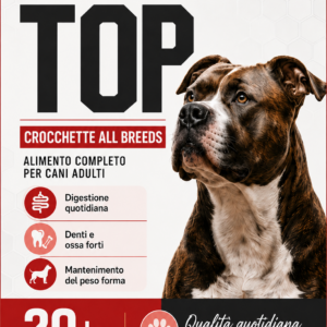 Il Pitbull TOP Crocchette Maiale - etichetta fronte