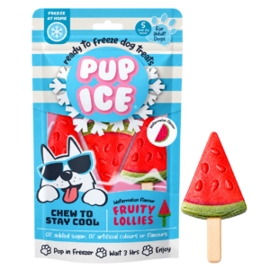 PUP ICE Fruity Lollies Anguria – Gelato per cani 3 Pezzi - immagine alternativa